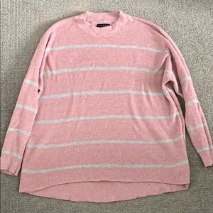 Oversized striped sweater
